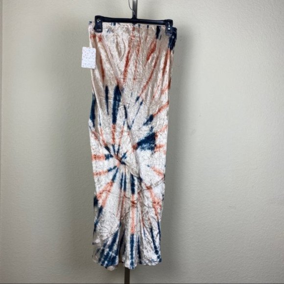 NWT Free People Serious Swagger Tie Dye Midi Skirt - Picture 3 of 5